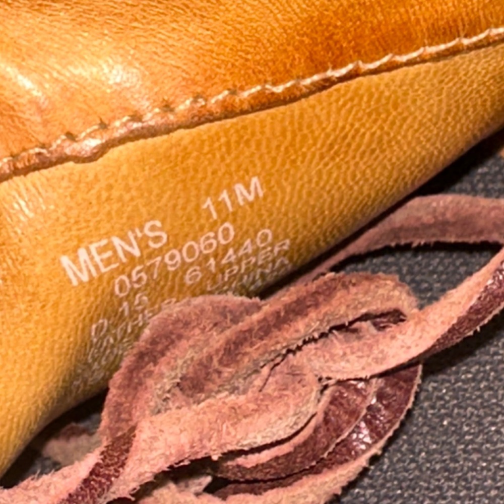 Sperry Top-Sider Billfish Boat Shoes Mens 11M Tan Leather Fair Condition 0579060 - Picture 15 of 16